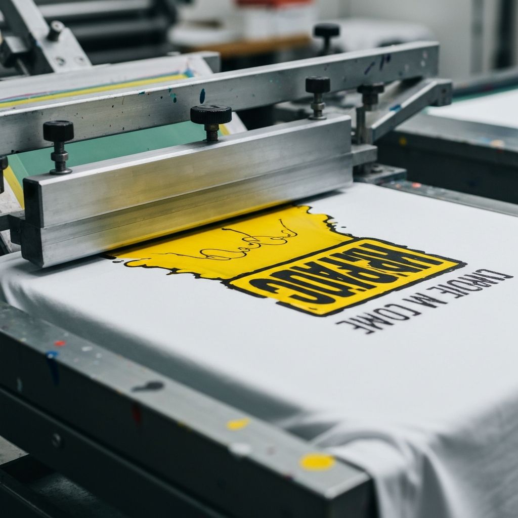 Screen printing process